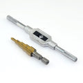 Compatible with Great Planes 4-Step Propeller Shaft Reamer Standard 4 6 8 10 12MM Opener Drill RC Tools(Reamer and Wrench) - size: Reamer and Wrench