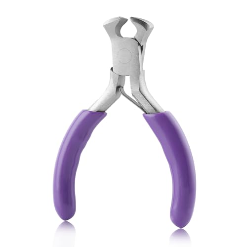 3 Inches Mini End Cutting Pliers Precision End Nippers Zipper Install Tool Nail Puller Tool Small Wire Cutter For Guitar Strings Beading Jewellery Making Tool Shoes Repair Tool - style: End Cutting Pliers