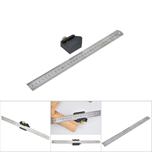 Woodworking Scribing Locator 26-30mm - Aluminum Alloy Positioning Block for Measuring and Marking, Precision Machined Adjustable Fixing Tool