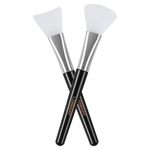 LORMAY Soft Silicone Face Mask Brush, 2 Pcs - size: 2 Count (Pack of 1)