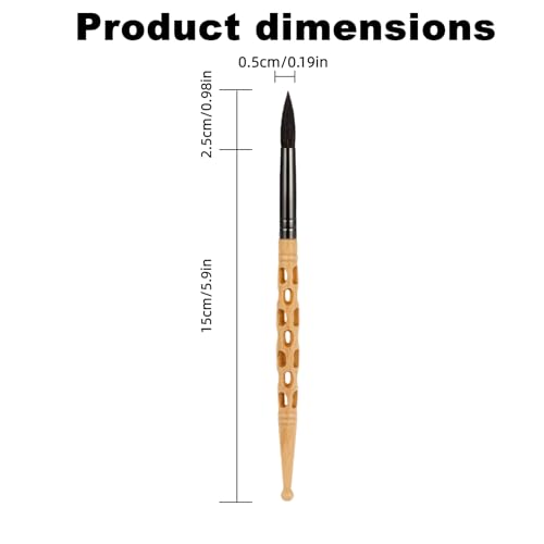 Round Watercolor Brush Size 10 - Large Synthetic Squirrel Hair Brush - size: Size 10