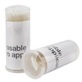 200PCS Disposable Micro cotton swabs, Micro Applicator Brush - color: crystal gold