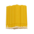Saihisday Touch Up Paint Brushes for Automotive Paint Chip Repair Disposable Micro Applicators 2.5MM Yellow 100PCS - color: Yellow