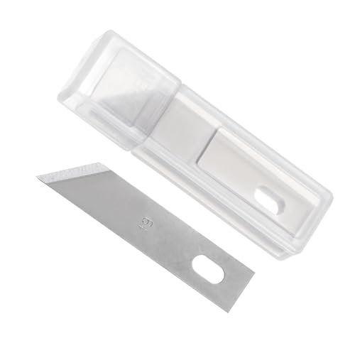 Craft Hobby Blades, #19 Manganese Steel Replacement Cutting Carving Blade Refill Hobby Knife Blades Set with Storage Case - (Applications: for Art Scrapbooking DIY), 40-Pieces