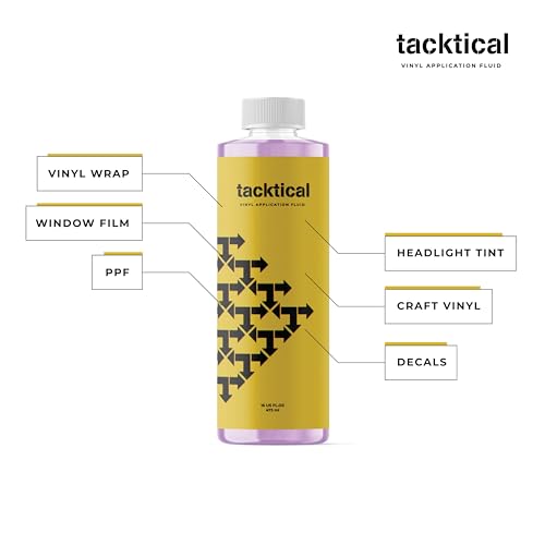 VViViD Tacktical 2 in 1 Application Fluid for Vinyl Wraps, Decals, Stickers, and Window Tint with Spray Head - 16oz (473ml)