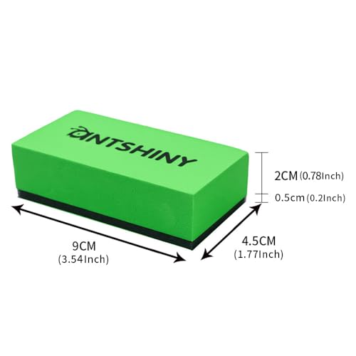 Ceramic Coating Applicator Sponges Block,Car Detailing Coat applicator Sponge Pads Kit,(10, Green)