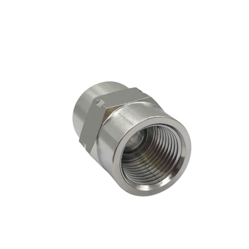 Beduan 304SS Reducer Coupling Adapter 1/4 to 1/8 NPT Female Hex Coupler 2PC - size: 1/4 to 1/8 FPT(I.D x I.D:1/2" x 3/8" )