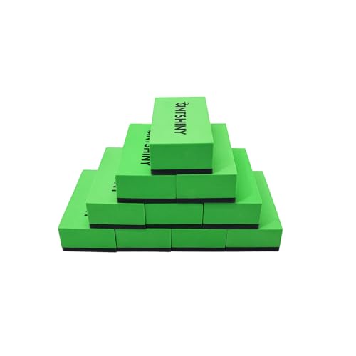 Ceramic Coating Applicator Sponges Block,Car Detailing Coat applicator Sponge Pads Kit,(10, Green)