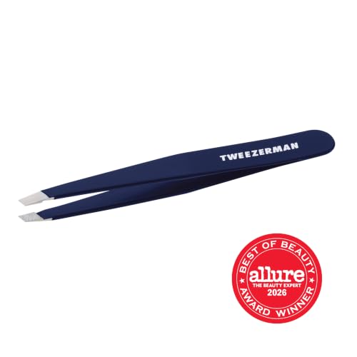 Tweezerman Slant Tweezer – Tweezers for Eyebrows Evening Blue - style: Evening Blue