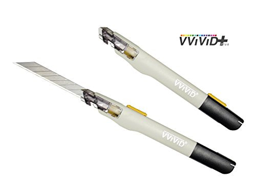 VViViD+ Premium Retractable Precision Balanced Multi-Use Utility Blade (1 piece) - size: 1 piece