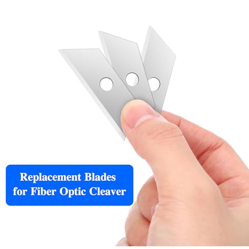 Lothee 50pcs Replacement Mini Blade Fiber Optic Drop Cable Slitter Blade