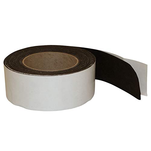 J.V. Converting Acrylic Craft Felt Tape (ACF-06) – 1mm Adhesive Felt - color: Dark Brown, size: 2 in. x 25 ft.