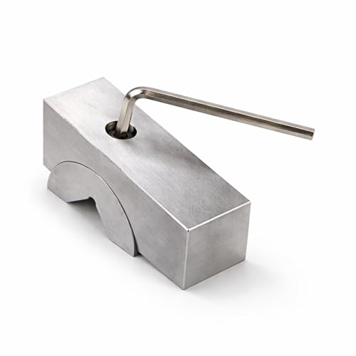 Adjustable Angle V Block Milling Gauge Set, Stainless Steel Micro High Precision Setup with Wrench, 0–60° AP25 for Lathe Machinist Tool, Magnetic Machining Clamp Finder