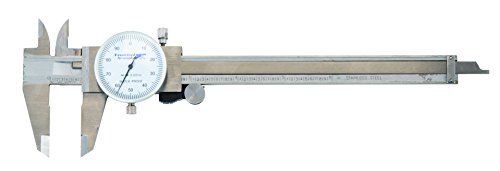 Frankford Arsenal Stainless Steel Dial Caliper with Case for Reloading,silver - style: Dial Calipers