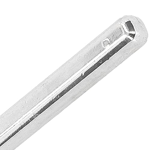 Adjustable Fork Puncher 2 Prong Leather Hole Punch Magnetic Button Installation Tool Tool(Silver)