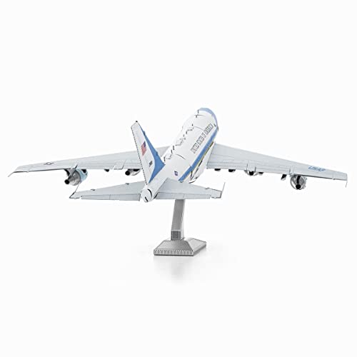 Fascinations Metal Earth Air Force One 3D Metal Model Kit Bundle with Tweezers