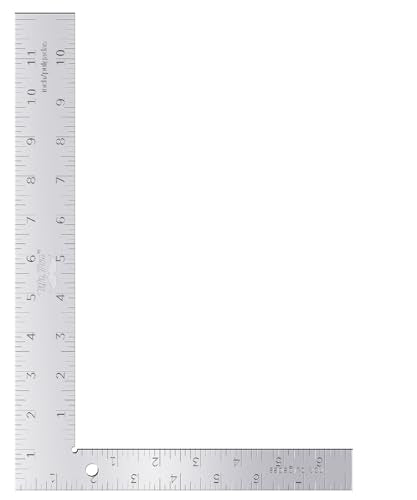 Mr. Pen- Metal Carpenter Square, 8 x 12 Inch - color: Silver