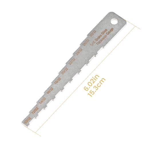 Brake Pad Measuring Tool 32nds Brake Pad Thickness Gauge, (10/32-28/32)