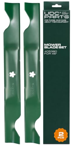 UDC Parts 532405380 405380 Husqvarna 46 Inch Mower Blades Replacement - size: 23" - 5 pt star