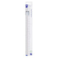 STAEDTLER 12in Engineer Scale Ruler - Triangular Engineering Ruler with 6 Scales(10-60 Parts/Inch), Color-Coded Grooves, Plastic
