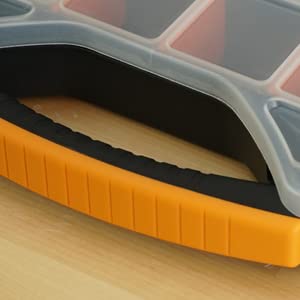 Massca Small Parts Organizer Box, Organize Screw, Hardware Case and Storage