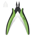 KATA Mini Flush Cutters, 5 Inch Precision Wire Cutter Plier for Electronics - color: 1 Pack 5" Green