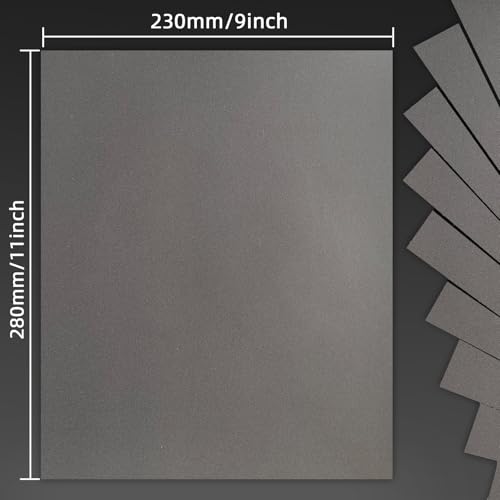 600 Grit Sand Paper, 9 x 11 Inch, 25 Pcs Wet Dry Sandpaper Sheets, Silicon Carbide for Wood, Metal, Automotive Sanding and Polishing, Waterproof and Durable - style: 600 Grit