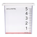 AcuRite (00858W) Waterfall Rain Gauge with 5" Rainfall Capacity, Clear - color: Waterfall