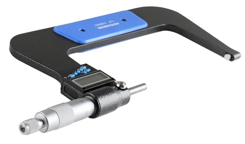 Accusize Industrial Tools 5-6''/125-150 mm 7 Keys Electronic Digital Outside Micrometers, 0.00005'' Or 0.001 mm Resolution, Ac21-6022 - size: 5-6" / 125-150 mm
