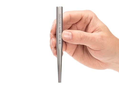 TEKTON 3/16 Inch Solid Punch | 66075 | Made in USA - size: 3/16 in., style: Solid