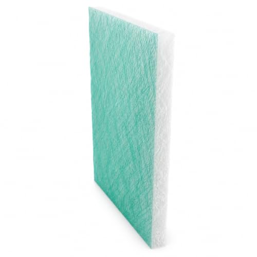 Paint Booth Exhaust Fiberglass Filter Pads (20" x 20" (200/case)), High Paint Capture Efficiency - size: 20" x 20" (200/case)