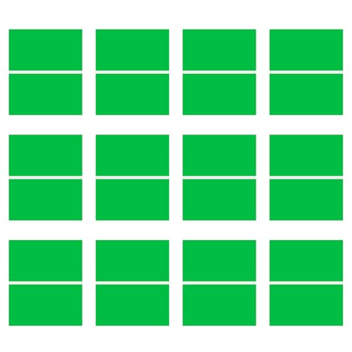 Laser Engraving Blank Green ABS Double Color Plastic Sheet (Green) - color: Green