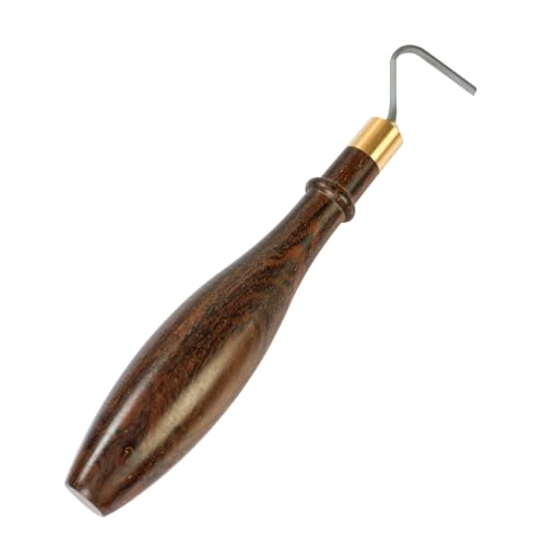 Lxnavihly Pottery Trimming Tool, Pottery Carving Tools, Clay Sculpting Tool - color: L Shape-Walnut