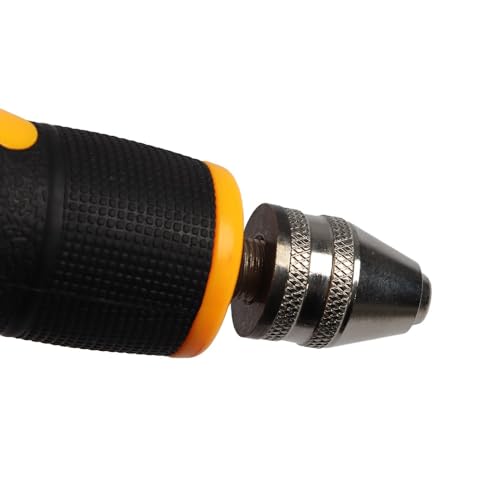 10 Pcs Micro Pin Vise Hand Drill Bits Set 0.8-3.0mm Carbon Steel Drill Non-Slip Grip Mini Tool for Woodworking Craft