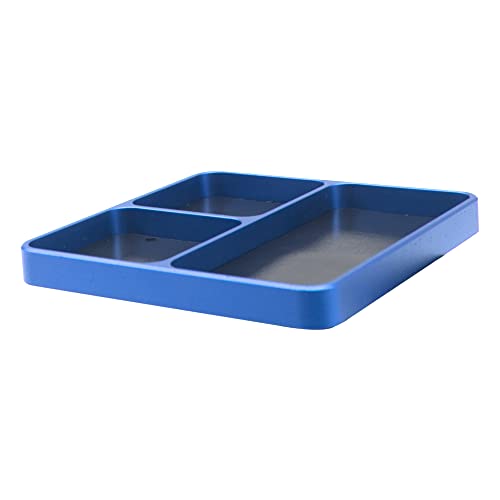 RC Screw Tray Magnet Screws Holder Plate Screw Organizer Tool (Blue) - color: Blue