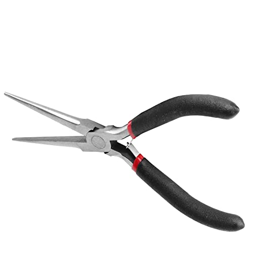 15 PCS 6 Inch Needle Nose Pliers, Precision Pliers with Extra Long Tips and Non-Serrated Jaws for Wire Wrapping, Jewelry Making, Gripping Gadgets
