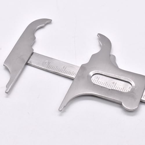 1 Pack Dental Vernier Caliper,Dental Orthodontic Measuring Ruler