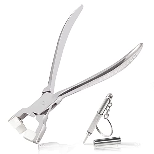 Eyeglasses Nose Pad Adjusting Pliers 6 Inches Eyeglasses Frame Pliers Eye Glasses Repair Assembling & Ajusting Tools Optical Optician Tool with Eyeglass Repair Screwdriver - size: A