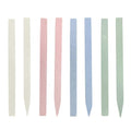 8 Pieces Stone Nail File and Pumice Stone Stick Set - Nail Cuticle Pusher and Buffing Tool for Home and Salon Use
