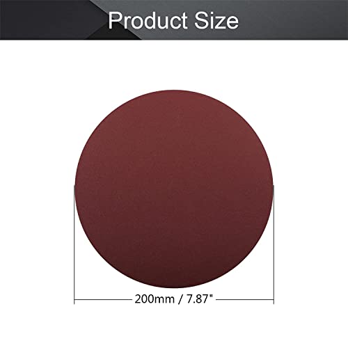 8 Inch PSA Sanding Discs, 80Grit, No-Hole Self Stick Aluminum Oxide, 15PCS