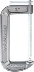 Olympia Tools C-Clamp (8" X 4") 38-148, Black (Pack of 6) - size: 8-Inch x 4-Inch (Pack of 6)