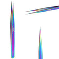 Fiber Tip Tweezers for Lash Extensions Precision Eyelash Isolation(Needle) - style: CTS-12 for Isolation