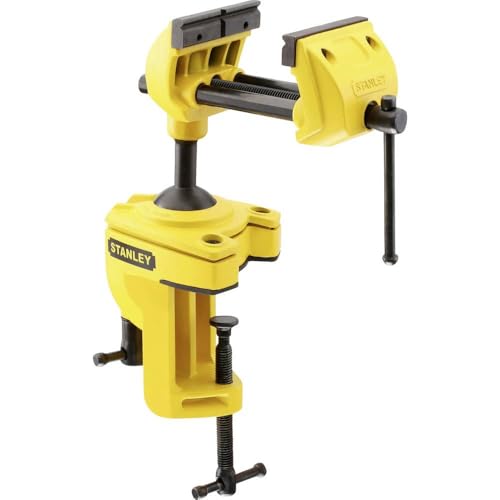 Stanley 1-83-069 MaxSteel Multi Angle Hobby Vice, Yellow/Black