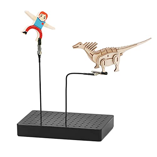 20 Pack Bendable Model Painting Alligator Clip Stick with Rubber Tips,Metal Wire Clamps Long-Tailed Clasp for Airbrush Hobby Model Parts - style: Bendable