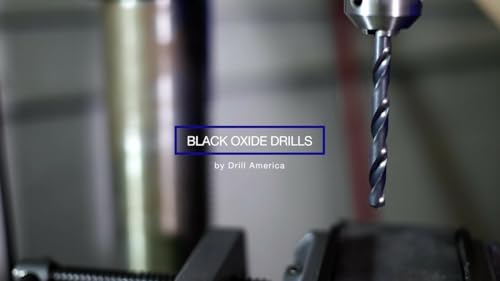 Drill America 1/2" High Speed Steel Left Hand Drill Bit (Pack of 6), DWDLH Series - size: 1/2 in