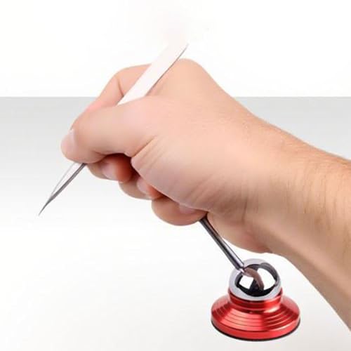 Handheld Stabilizer Model Making Support Convenient Hobby Craft Tool Versatile Helping Hands Carving for Electronic Repair - color: Red