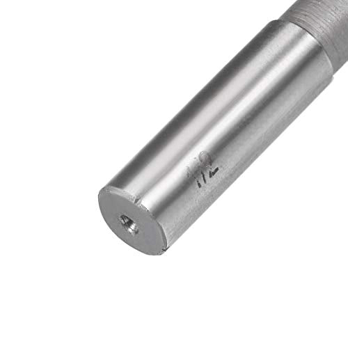 uxcell Chucking Reamer 1/2",H7 HSS Lathe Machine Reamer 6 Straight Flutes - size: 1/2"