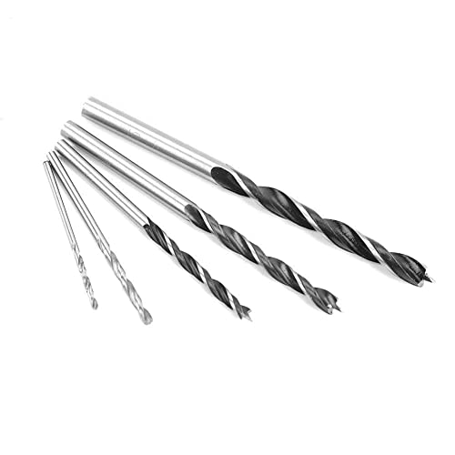 Hand Drill Bits Set 12 in 1 Manual Tool Pin Vises with Chuck Key & 10 pcs Twist Drill Bits for Wood, Jewelry, Delicate Manual Work, Electronic Assembling and Model Making, DIY Drilling
