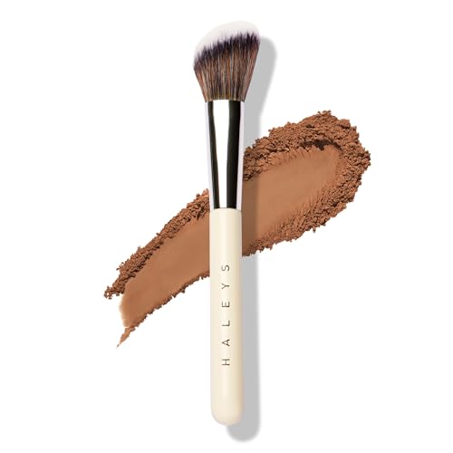 Haleys Angled Contour Brush, Soft & Flexible Bristles, Vegan & Cruelty Free - style: Contour Brush