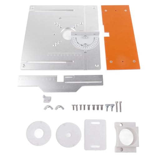 Router Table Insert Plate, 8mm Aluminum for Trim Router